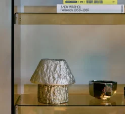 Lampe à poser, Artefact, aluminium, Ø20cm, H20cm-HKLIVING