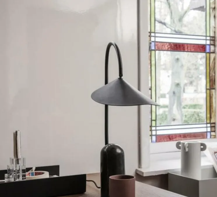 Lampe à poser, Arum, noir, L20,5cm, H50cm - Ferm living