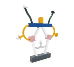 Lampe à poser, Ashoka, blanc, rose, orange, bleu, vert, L74cm, H85cm - Memphis Milano