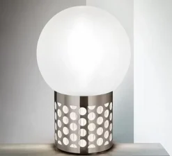 Lampe à poser, Atmosfera M, pewter, Ø30cm, H44,5cm - Slamp