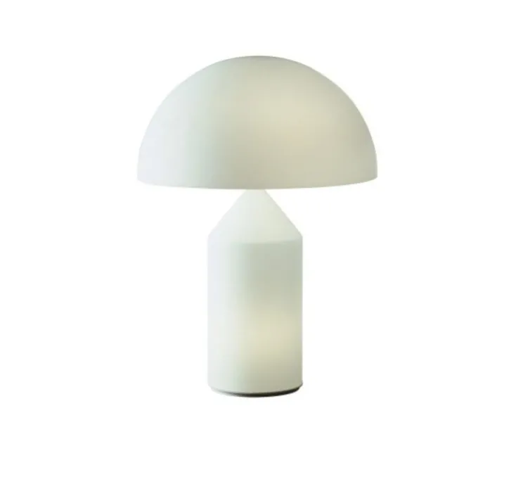 Lampe à poser, Atollo, blanc, Ø50cm, H70cm - Oluce
