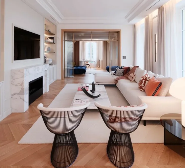 Lampe à poser, Atollo, blanc, Ø50cm, H70cm - Oluce