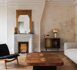 Lampe à poser, Atollo, laiton brossé, H50cm, Ø38cm - Oluce