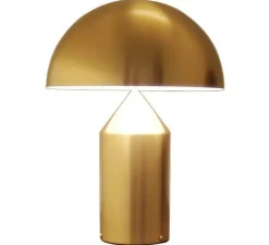 Lampe à poser, Atollo, laiton brossé, H50cm, Ø38cm - Oluce