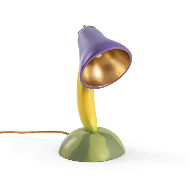 Lampe à poser, Aubergine, Vitamin, violet, L23cm, H31cm - Seletti