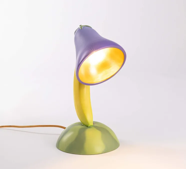 Lampe à poser, Aubergine, Vitamin, violet, L23cm, H31cm - Seletti