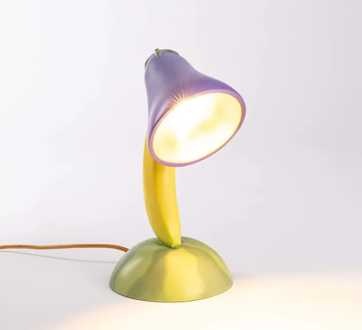 Lampe à poser, Aubergine, Vitamin, violet, L23cm, H31cm - Seletti