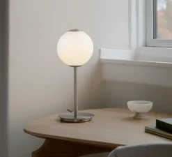 Lampe à poser, Audrey, acier, LED, dim, 2700K, 630 lm, Ø15cm, H36,7cm - Umage