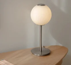Lampe à poser, Audrey, acier, LED, dim, 2700K, 630 lm, Ø15cm, H36,7cm - Umage