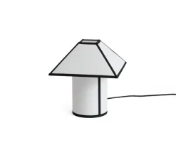 Lampe à poser, Ava Pyramid 290, blanc et noir, L29cm, H32cm - HAY