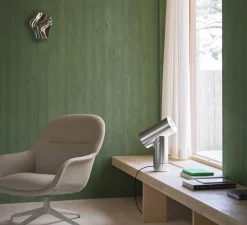 Lampe à poser, Beam, aluminium poli, LED, dim, 2700K, 90-1000 lm, L31,8cm, H45,4cm - Muuto