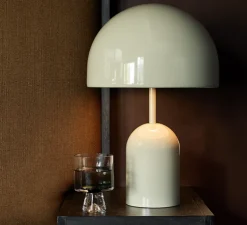 Lampe à poser, Bell, Gris clair, LED, dim, 3000K, 800 lm, L11,5cm, H42,5cm - Tom Dixon