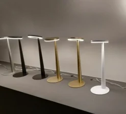 Lampe à poser, Bella, noir, LED, 2700K, 388LM, Ø12cm, H31,6cm - PANZERI