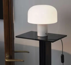 Lampe à poser, Bellhop Glass T, blanc, Ø33cm, H33,9cm - Flos