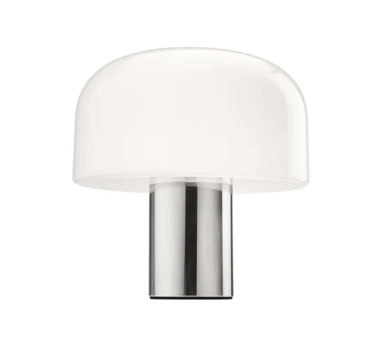 Lampe à poser, Bellhop Glass T, aluminium, Ø33cm, H33,9cm - Flos