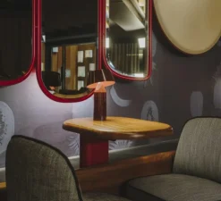 Lampe à poser, Bicoca, LED, dimmable, rouge, H22,5cm - Marset