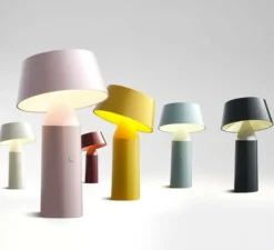 Lampe à poser, Bicoca, LED, dimmable, rouge, H22,5cm - Marset