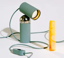 Lampe à poser, Bilboquet, bleu sauge, L5,95cm, H20,3cm - Flos