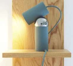 Lampe à poser, Bilboquet, bleu sauge, L5,95cm, H20,3cm - Flos