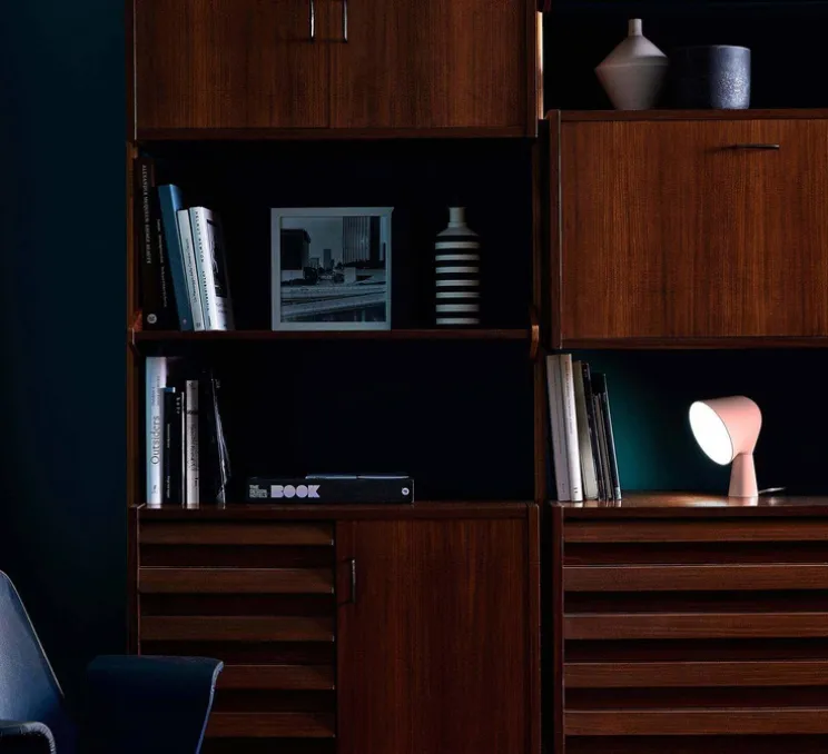 Lampe à poser, Binic, rose, Ø22cm, H24cm - Foscarini