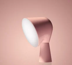 Lampe à poser, Binic, rose, Ø22cm, H24cm - Foscarini