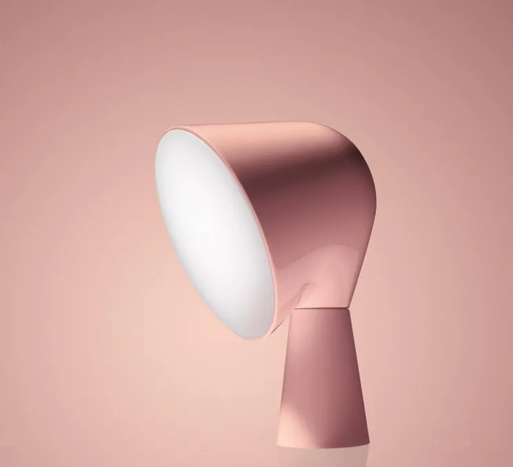 Lampe à poser, Binic, rose, Ø22cm, H24cm - Foscarini