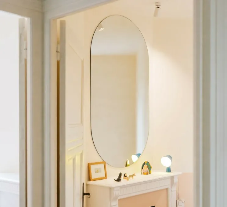 Lampe à poser, Binic, vert d'eau, Ø22cm, H24cm - Foscarini