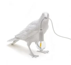 Lampe à poser, Bird Lamp Waiting Indoor, blanc, L29,5cm, H12cm - Seletti