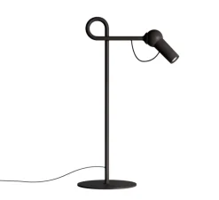 Lampe à poser, Bird, noir, LED, dim, 2700K, 660 lm, L17cm, H48cm - KDLN