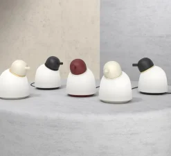 Lampe à poser, Bird, noir et blanc, Ø17,4cm, H21,5cm - Belid