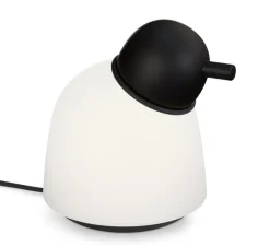 Lampe à poser, Bird, noir et blanc, Ø17,4cm, H21,5cm - Belid