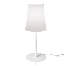 Lampe à poser, Birdie Easy Grande, blanc et blanc, Ø25cm, H62cm - Foscarini