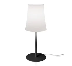 Lampe à poser, Birdie Easy Grande, blanc et noir, Ø25cm, H62cm - Foscarini