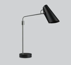 Lampe à poser, Birdy Swing, noir, métal, L42cm, H55cm - Northern