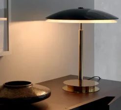 Lampe à poser, Bis, noir brillant, H43cm - Fontana Arte