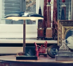 Lampe à poser, Bis, noir brillant, H43cm - Fontana Arte