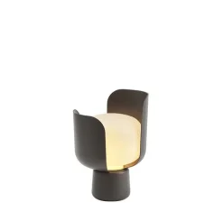 Lampe à poser, Blom, gris foncé, Ø15cm, H24cm - Fontana Arte