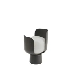 Lampe à poser, Blom, gris foncé, Ø15cm, H24cm - Fontana Arte