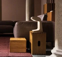 Lampe à poser, Borne Béton Mini, LED, 3000K, 1920lm, L30cm, H31cm - Nemo Lighting