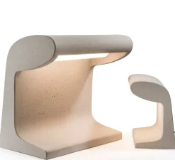 Lampe à poser, Borne Béton Mini, LED, 3000K, 1920lm, L30cm, H31cm - Nemo Lighting