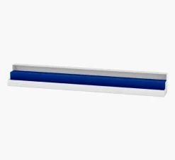 Lampe à poser, Brion L, bleu et blanc, Ø12,5cm, H103cm - Matière Grise