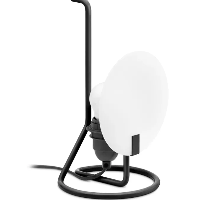 Lampe à poser, Bugia, noir, L13,9cm, H25,3cm - Stilnovo
