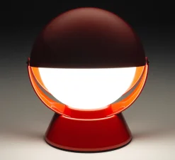 Lampe à poser, Buonanotte, rouge, Ø17,6cm, H19,3cm - Stilnovo