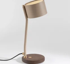 Lampe à poser, CANOPEE, Beige lin, L16cm, H37cm - JURIE & JARRE