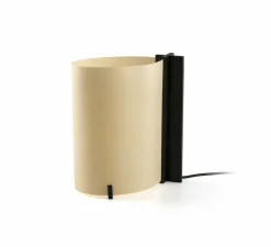 Lampe à poser, Cata, frȇne noir, LED, 2200K, 80 lm, L13,5cm, H25cm - Faro