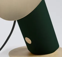 Lampe à poser, CELESTE, Vert impérial, L28cm, H38cm - JURIE & JARRE