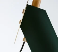 Lampe à poser, CELESTE, Vert impérial, L28cm, H38cm - JURIE & JARRE