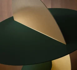 Lampe à poser, CELESTE, Vert impérial, L28cm, H38cm - JURIE & JARRE