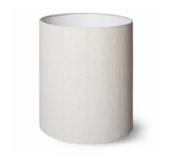 Lampe à poser, Cilinder + Retro Stoneware, naturel, bleu, Ø30cm, H70cm - HK Living