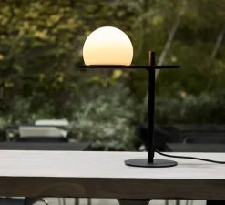 Lampe à poser, Circ M-3728X, outdoor, noir mat, LED, 2700K, 554 lm, L17,5cm, H43,8cm - Estiluz